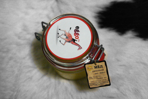 Наклейка для баночки с медом