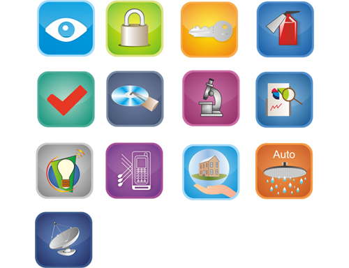 Иконки для проекта Автоматизация помещений