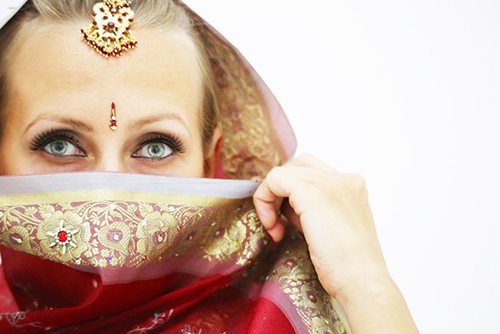 В студии: Образ индийской девушки