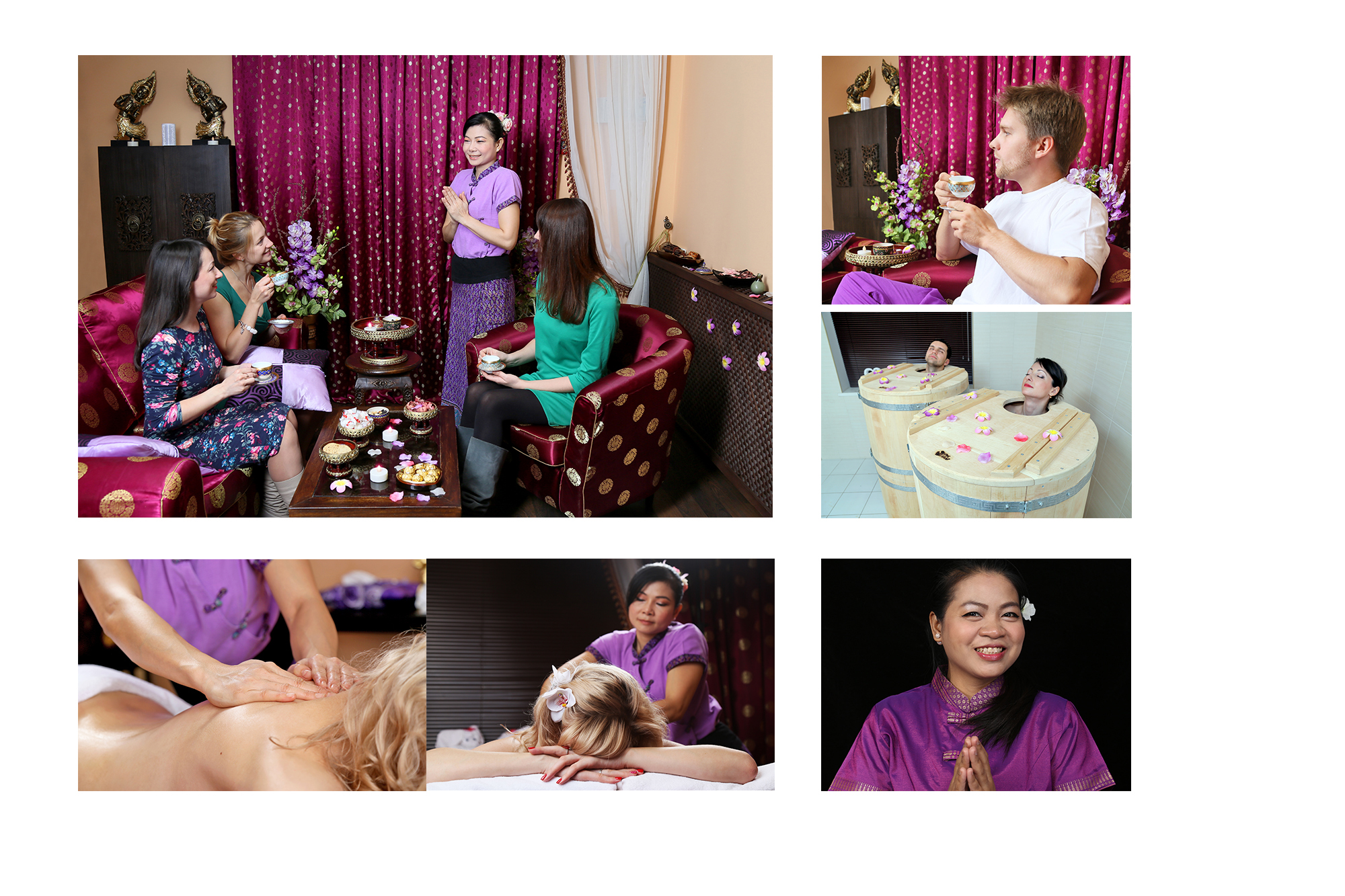 Фотосессия для массажного салона